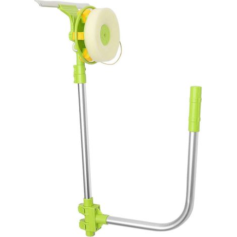 Nettoyeur de vitres télescopique, kit de nettoyage de vitres pour immeubles de grande hauteur, essuie-vitres (1/5)
