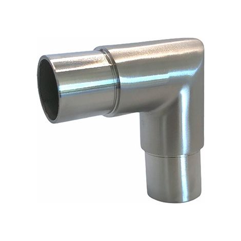 Metalideal Coude inox 90° en angle droit