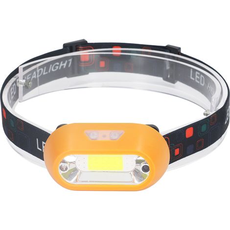 Lampe frontale rechargeable USB, lumière rouge 300 lm, portable, magnétique, ultra-lumineuse, lampe torche COB pour la course à pied (1/5)