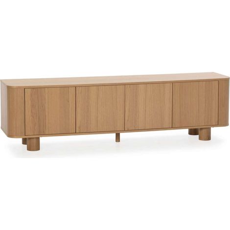 Mueble para televisión 4 puertas mod-Pablo acabado roble, 180cm(ancho) 50.5cm(alto) 40cm(largo) (1/5)