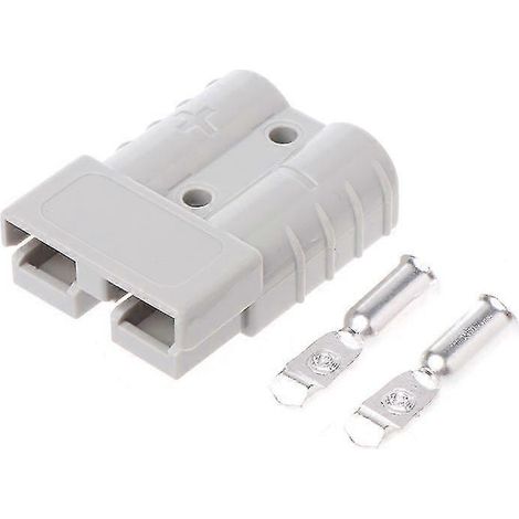 Connecteur de prise d'alimentation CC 50 A 600 V gris de type Anderson, prise de charge de batterie