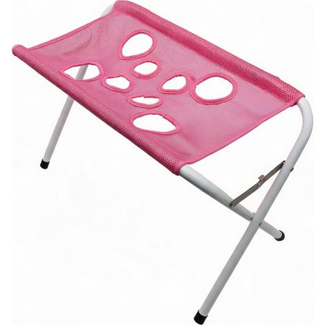 Support de Bain pour Animal, Hamac de Toilettage Réglable pour Chien et Chat, Table de Soin Détachable Anti-griffure, Sèche-poil pour Petit Chien, Rose (1/5)
