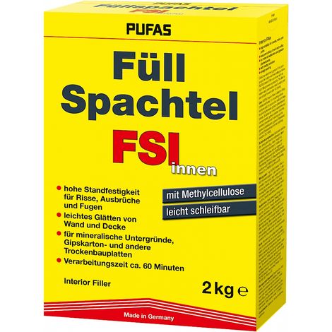 Pufas Füllspachtel innen 2kg 3003000