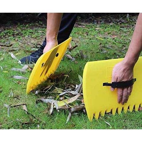 Les 2 Sac À Ordures De Jardin - Avec Couvercle - Paume À Feuilles Caduques - 72 Gallons - 2 Griffes Pratique - Pelle À Main - Peut Ramasser (1/5)
