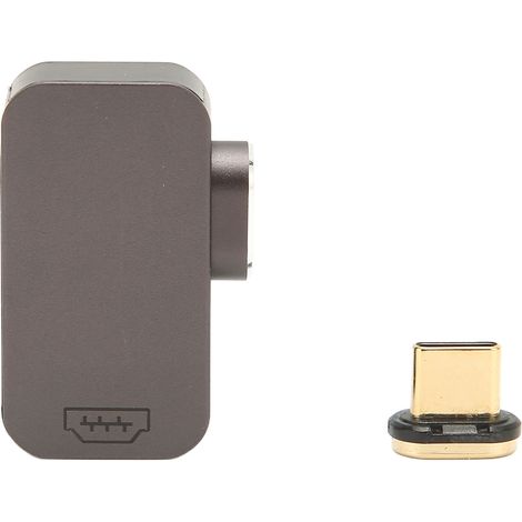 Adaptateur HDMI vers USB-C 24 broches 4K 60Hz magnétique, convertisseur vidéo pour ordinateur portable, téléphone, TV. (1/5)