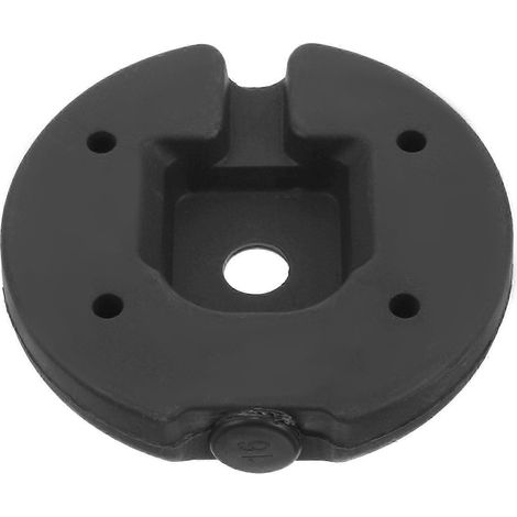 Lampe de table avec pied rond en fer, pied de lampadaire lesté, socle de lampe de table lesté (1/5)