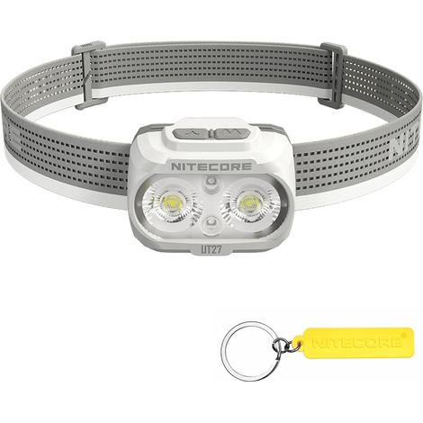 UT27 MCT Pro Lampe frontale légère avec IRC élevé, trois températures de couleur, 2 piles HLB1500, étiquette (gris) (1/5)