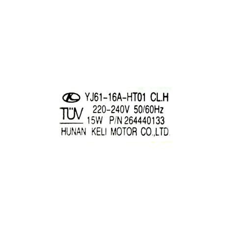 Beko 264440133 Motor de ventilador principal para hornos Beko y Leisure 15W 220/240V