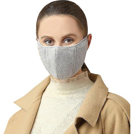 Masque d'hiver thermique coupe-vent pour femme, gris (1/5)
