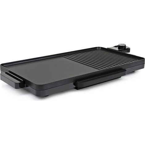 piastra grill elettrica tristar "bp-2750" con griglia 49x27 cm