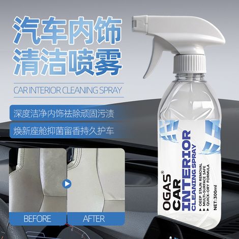 Multifunktionales Innenraumreinigungsspray – einfach aufsprühen und wischen, um Flecken zu entfernen, zu pflegen und Feuchtigkeit zu spenden. Direkt vom Hersteller – Eisenpulverentferner 300 ml -- BIE (1/4)