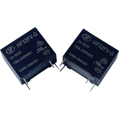 Hongfa HF32FV-G/12-HSTF 12VDC 10A 4-poliges, normalerweise offenes Relais, brandneues Originalprodukt.