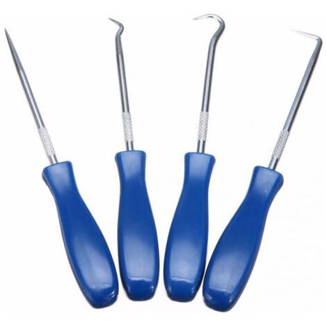 4 pièces ensemble joint d'huile tournevis pick pneu pierre nettoyage cartouche de toner poudre outil voiture réparation (1/5)