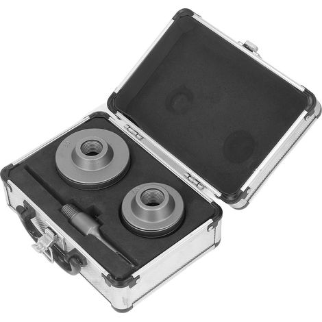 2Pcs Trépan Béton avec Adaptateur, Coupeuse Carbure pour Perforateur et Marteau Burineur, Scie Cloche Murale (1/5)