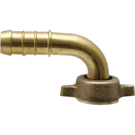 Connettore terminale per tubo flessibile a 90 gradi, 10 mm x 1/2" pollice ARAG