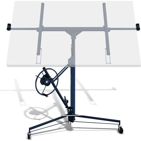 Swanew – Lève-plaques pour plaques de plâtre – Réglage de hauteur 140-350 cm – Angle d'inclinaison 60° – Charge max 68 kg – Outil du plaquiste