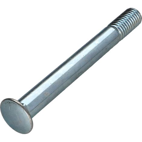 TRCC JAPY tête ronde collet carré M10X90 Filetée sur 20 Filetage partiel K C.B DK17.2 Acier zingué-1 pièce