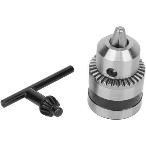 Wear-Resistant Keyed Drill Chuck 1.5-10mm, High Precision Stainless Steel Clamping, for Press Fixing (1/5)