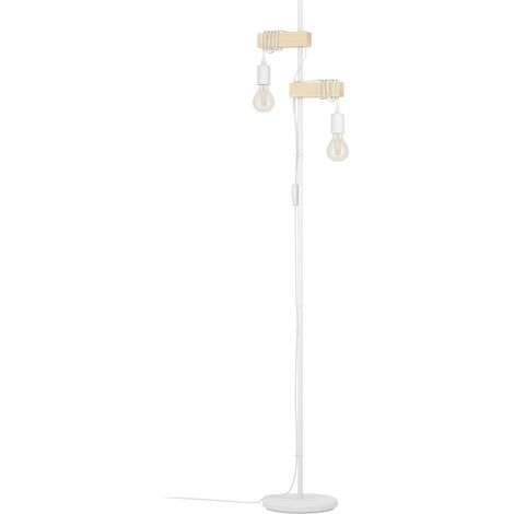 Lampadaire, luminaire sur pied à deux lampes de style (1/5)