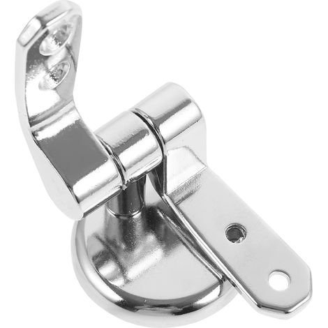 Charnière de Siège de Toilette en Alliage D'aluminium Argenté (1/5)