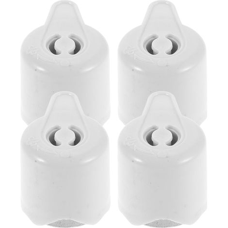 4 Pièces Lot de 4 Soupapes de Sécurité Blanches pour Autocuiseur Électrique Aux, Vanne à Vapeur Résistante aux Hautes Températures, Accessoires de Rechange Compatibles, Soupape de (1/5)