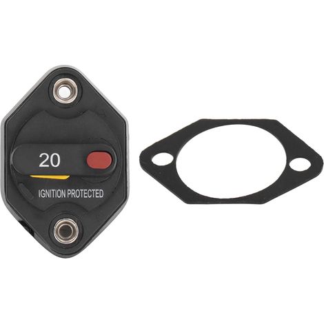 Disjoncteur fusible étanche 20A 32V avec bouton de réinitialisation manuelle pour camping-car (1/5)