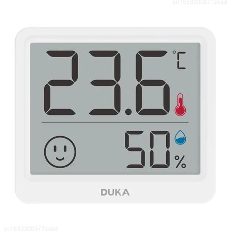 Xiaomi DUKA TH1 Thermomètre et hygromètre électronique vertical de haute précision pour chambre d'enfant, station météo pour la maison (1/5)