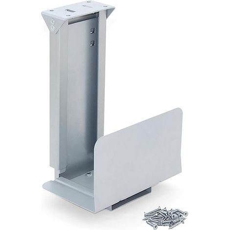 Emuca Supporto per CPU, Acciaio, Verniciato alluminio (1/5)