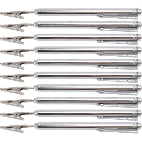 10 Pièces Pince à Cafard en Acier Inoxydable, Design Télescopique Durable, Outil Polyvalent pour Bracelet et Réparations Maison/Auto (1/5)