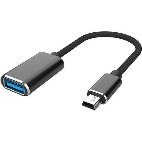 Câble adaptateur Mini USB vers USB 3.0, câble convertisseur connecteur femelle vers mâle. (1/5)