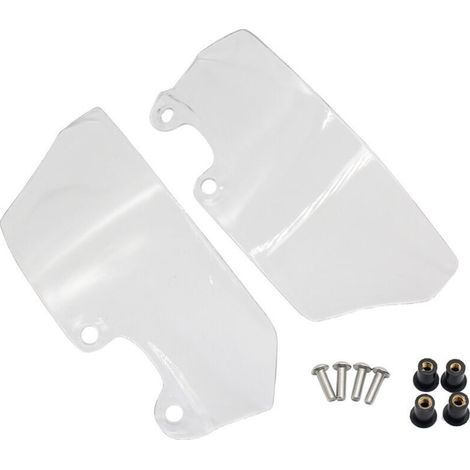 Pare-Brise Latéral - Déflecteur de Vent pour R1200GS et R1200GS Adventure 2004-2012 - ABS Clair - Lot de 2 (1/4)