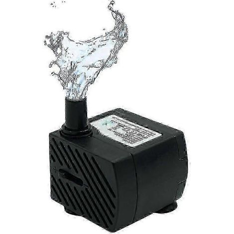 Pompe de fontaine submersible de 10 W avec lumières LED, adaptée aux jeux d'eau, aquariums, bassins extérieurs, petites piscines, fontaines intérieures et décoration intérieure. (1/3)