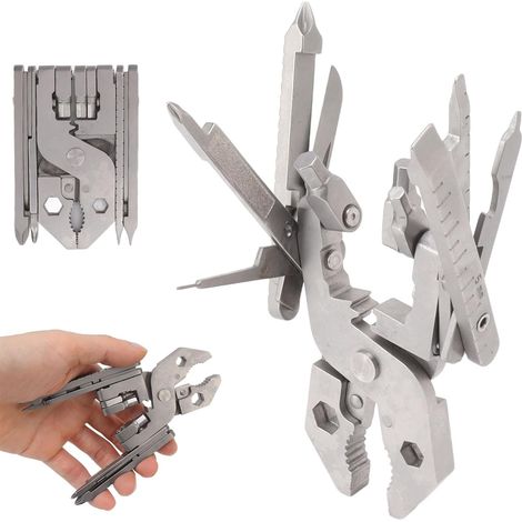 Pince multi-outils, acier, dénude-fil, clé hex, pour atelier (1/5)