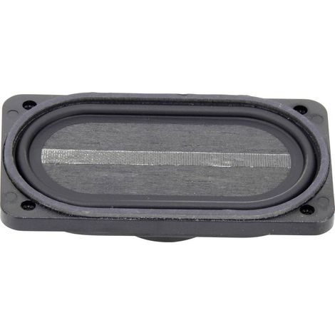 Visaton SC 5.9 FLX - 8 Ohm 5 pouces 9 cm Haut-parleur large bande 4 W 8 Ω ovale, membrane en bois (1/2)