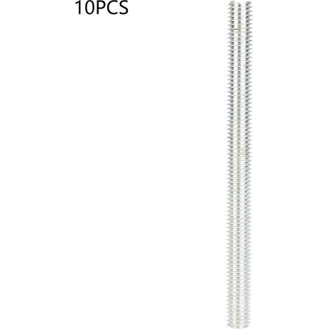 10 Stück M8 Gewindestangen aus verzinktem Eisen, 100 mm, für Holzmontage und 30/45-Schienen (1/5)
