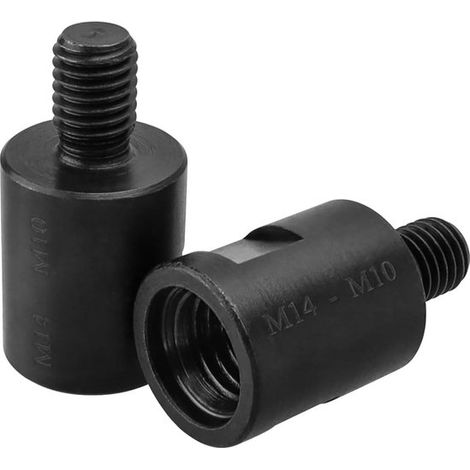 2 adaptadores de rosca macho M10 a hembra M14 adecuados para amoladora angular，adaptador de amoladora angular，varilla de extensión M14 a M10 (1/5)