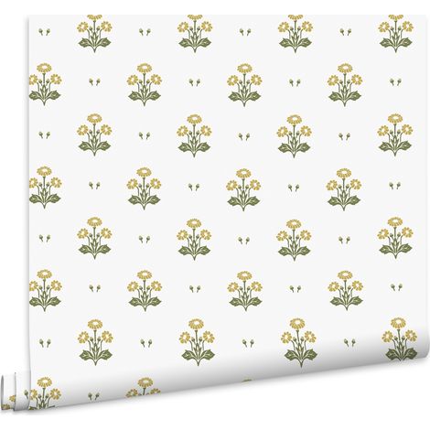 Laura Ashley Vliestapete Harthill Daisy Ochre Yellow 10mx52cm (1/5)