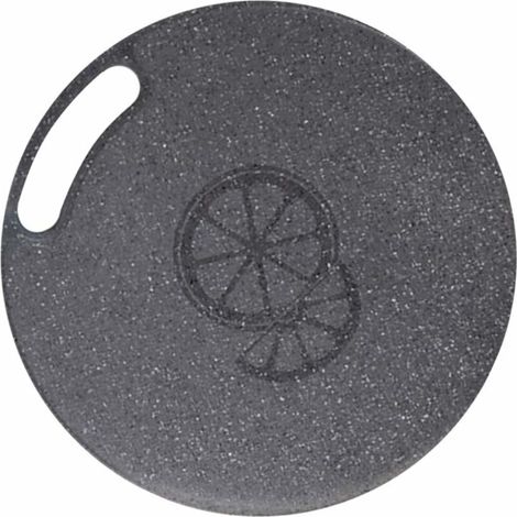DEESSE SHOP - Planche à découper de cuisine ronde en plastique bloc à découper suspendu fruits légumes planche à découper avec poignées pour maison restaurant pub 31x0.5cm (1/5)