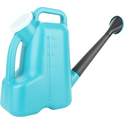 Arrosoir fournitures de jardinage, bleu, long, grande bouche, bouilloire d'arrosage, pour plantes, grande capacité (1/5)
