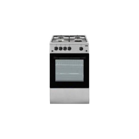 Beko FSG52020FX Gasherd Edelstahl 4 Brenner 60L