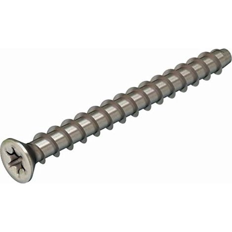 OBO Bettermann Ancre à tête fraisée pour collier de câble 5x50mm Acier galvanisé, 3498204