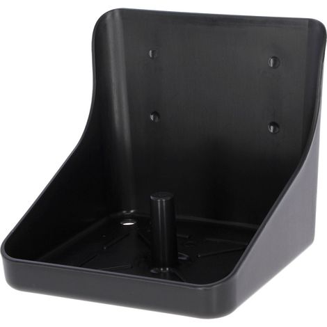 KERBL SUPPORT POUR PIERRE À POISSON RECTANGULAIRE EN PLASTIQUE NOIR 324793
