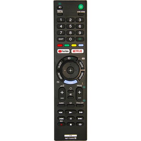 Mando a distancia de repuesto Sony RMT-TX300E para televisores Sony, mando universal con botones de Netflix. (1/4)