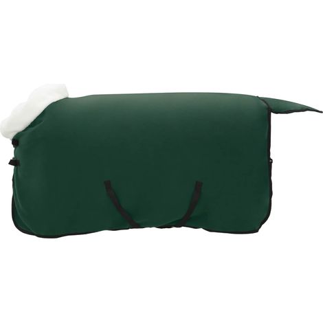 Horse Blanket Full Dark Green 115 cm Polar fleece vidaXL