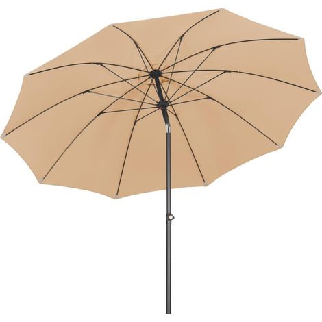 Parasol Tarifa env, 270 cm Ø abricot (1/5)