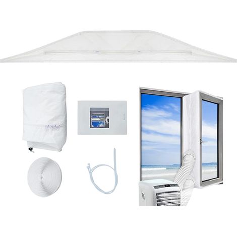 Kit joint fenêtre climatiseur Bande d'étanchéité porte et isolant thermique Joint fenêtre climatiseur Pour anti-courant d'air, insonorisation, protection contre le froid, maison (1/5)