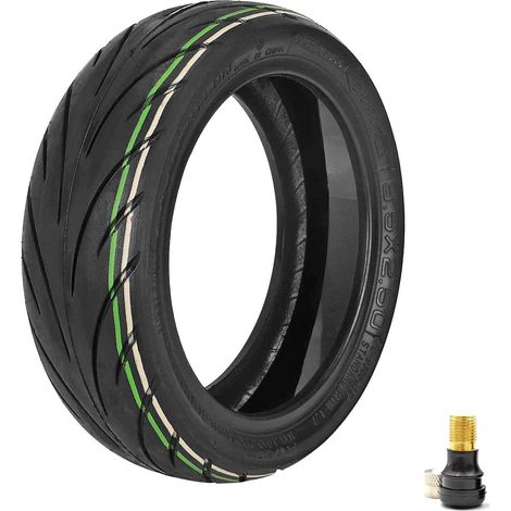 Pneu sans chambre à air 9,5 x 2,50 pour scooter électrique NIU KQi3 Sports/Pro/Max, pneu en caoutchouc de 9,5 pouces avec valve (1/5)