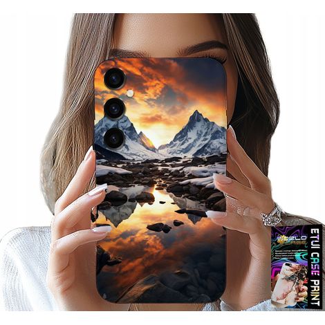 Coque pour Samsung Galaxy A13 5G - motif ruisseau, montagnes, sommets, Everest + film protecteur (1/5)