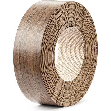 cyclingcolors 1x Bordo per mobili Incollaggio Bordatura termoadesiva 21 mm x 5 m Spessore 0,50 mm Melamina Facile da applicare Pannello Mobili Fai da te Scaffale Legno Durevole, Rovere Rustico (1/4)