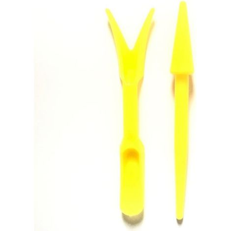 Outils de plantation de semis de graines en plastique 2 pièces